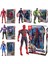 17 cm Marvel Örümcek Adam Hulk Ironman Anime Aksiyon Figürü Oyuncak Noel Hediyesi Pvc Hareketli Eklemler Aydınlık Bebek Koleksiyon Model Oyuncaklar (Yurt Dışından) 2