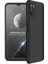 Xiaomi Poco M3 Kılıf 360 Ays Zore Sert Kapak Gri 1