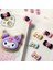 10 Adet Kawaii Anime Kuromi Karikatür Papyon Şekli Reçine Minyatür Oyuncak Dıy El Sanatları Telefon Kabuk Yama Tırnak Takısı Saç Aksesuarları (Yurt Dışından) 4