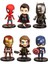 6 Adet Mini Karikatür Avengers Örümcek Adam Kaptan Amerika Bebek Ekran Kalıp Çocuklar Biblo (Yurt Dışından) 1