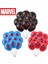 12 Adet Marvel Örümcek Adam Anime Figürü Kawaii Lateks Balon Seti Örümcek Adam Tema Aksiyon Figürü Çocuklar Doğum Günü Partisi Dekor Hediye Oyuncak (Yurt Dışından) 2