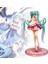 18 cm Hatsune Miku Şekil Tabanı ile Pvc Katı Model Sevimli Kız Minyatür Heykelcik Masaüstü Süsleme Koleksiyon Japon Sanal Şarkıcı Miku Şekil Modeli Doğum Günü Hediyesi (Yurt Dışından) 1