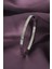 Çelik Gümüş Renk Zirkon Taş Detay Cartier Kadın Kelepçe - TJ-BB4831 1