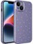 Apple iPhone Uyumlu 14 Plus Kılıf Kamera Korumalı Simli Koton Silikon 1