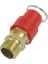 Yuvarlak 0-180 Psi 13MM 1/4bsp Çap Kadranlı Karşılaştırıcı Hava Manometresi, Siyah ve Basınç Tahliye Vanası 1/4 Zoll Pt Hava Sıkıştırma Vanası Kırmızı + Altın (Yurt Dışından) 4