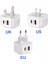 Suntaiho 2 Port Qc 3.0 Pd 20W Type C 5V 3A Akıllı Telefonlar Seyahat Duvarı Hızlı Şarj Cihazı Güç Adaptörü iPhone 12 11 Pro Max Samsung Galaxy (Yurt Dışından) 4