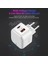 Suntaiho 2 Port Qc 3.0 Pd 20W Type C 5V 3A Akıllı Telefonlar Seyahat Duvarı Hızlı Şarj Cihazı Güç Adaptörü iPhone 12 11 Pro Max Samsung Galaxy (Yurt Dışından) 5