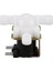 Hyqzltca 2x 3/8 Inç 12VDC Hortum Dikenli Elektrikli Solenoid Valf Plastik 12-Volt Dc Musluklar Için Içme Çeşmeleri, Beyaz ve Siyah (Yurt Dışından) 2