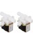 Hyqzltca 2x 3/8 Inç 12VDC Hortum Dikenli Elektrikli Solenoid Valf Plastik 12-Volt Dc Musluklar Için Içme Çeşmeleri, Beyaz ve Siyah (Yurt Dışından) 5