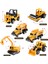 Çocuk Inşaat Oyuncakları, Inşaat Kamyonu Oyuncak Seti, Vinç, Ekskavatör, Forklift, Buldozer, Damperli Kamyon, Çimento Kamyonu, Yol Silindiri, Alaşımlı Inşaat Araç Oyuncakları 3 4 5 (Yurt Dışından) 2