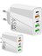 Pd 3 USB Şarj Cihazı Hızlı Şarj Qc 3.0 65W Hızlı Duvar Şarj Adaptörü iPhone 14 13 12 Pro iPad Xiaomi 12 Samsung Realme Piksel (Yurt Dışından) 1