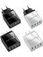40W Usb3.0 Hızlı Cep Telefonu Şarj Cihazı Telefon Adaptörü 4 USB Bağlantı Noktası Şarj Cihazı Seyahat Şarj Kafası Indüksiyon Şarj Cihazı Duvar Şarj Cihazı (Yurt Dışından) 1