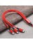 3 In 1 USB Kablosu 2A Hızlı Şarj USB C Kablosu IPHONE14 13 12 Pro Max Xiaomi 13 12 11 Huawei Samsung Cep Telefonu Şarj Kablosu (Yurt Dışından) 3