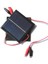 1W 5.5V Güneş Pili Epoksi Polikristalin Güneş Paneli + Şarj Için Klip 3.7V Sistemi LED Işık Çalışması 95*95MM (Yurt Dışından) 4