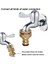Dış Musluk Bağlantısı Pirinç 3/4” & 1/2” Pirinç Adaptör Dişli Redüktör Hortum Borusu Podazz (Yurt Dışından) 2