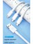 iPhone Android Için 100W Hızlı Şarj Tek Sürüklemeli Üç Veri Kablosu C Tipi Şarj Kablosu (Yurt Dışından) 3
