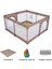 Playard Güvenli Bebek ve Çocuk Oyun Alanı Oyun Parkı 125X125 Oyun Matı ve Topları 1