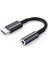 Tip C Ila 3.5mm Dijital Ses Adaptör Kablosu Kulaklık Ses Adaptör Kablosu 13.5 cm Tablet Pc Için Siyah (Yurt Dışından) 1