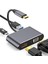 Tip C - HDMI 4K VGA Usb3.0 Dönüştürücü Şarj Bağlantı Noktası Hub Adaptörü (Yurt Dışından) 1