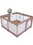 Playard Plus Güvenli Bebek ve Çocuk Oyun Alanı Oyun Parkı 125X125 Basket Potası, Oyun Matı ve Topları 2