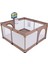 Playard Plus Güvenli Bebek ve Çocuk Oyun Alanı Oyun Parkı 125X125 Basket Potası, Oyun Matı ve Topları 4