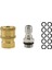 Basınçlı Yıkama Adaptörü, 10 Paket O-Ringli 1/4 Inç Hızlı Bağlantı Kesme KITI.5000 Psi (Yurt Dışından) 2