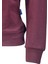 Erkek Standart Fit Bisikler Yaka Cep Fermuarlı Mürdüm Sweatshirt 3