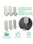 6pcs Kendinden Yapışkanlı Ev Mutfak Duvar Kapı Paslanmaz Çelik Tutucu Kanca Askı (Yurt Dışından) 3