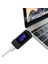 Tip-C Çok Işlevli Çift USB Voltmetre Test Cihazı Monitör Akım Gerilim Ölçer - Siyah, Beyaz (Yurt Dışından) 5