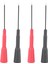 Fluke Için 2 Çift ETA3201 10A 1000V Multimetre Probu Genişletilmiş Ince Uç (Yurt Dışından) 2