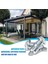 80 Pcs Genişleme Vidası Petal Somun Gümüş Petal Şekli Metal Somun Kurulum Plakaları Için (Yurt Dışından) 5