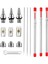 Nanlıy-10 Parça Airbrush Memesi Iğne Memesi Kapağı Kiti Anahtarı ile Airbrush Yedek Parçalar Airbrush Püskürtücü Aksesuarları Için (Yurt Dışından) 1