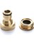 Dış Musluk Bağlantısı Pirinç 3/4” ve 1/2” Pirinç Adaptör Dişli Redüktör Hortum Borusu Conbo (Yurt Dışından) 3