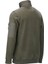 Erkek Standart Fit Yarım Fermuarlı Haki Sweatshirt 4