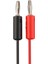 Multer Için 1m 4mm Banana Plug Prob Kablosu Timsah Test Ucu Klipsi (Yurt Dışından) 4