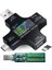 USB C Test Cihazı, 2'si 1 Arada Tip C USB Test Cihazı Renkli Ekran IPS Dijital Multer, Gerilim, Akım, Güç, Doku, Yükleyici ile (Yurt Dışından) 2