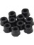 10 Adet 17 x 10MM Yuvarlak Dolap Siyah Kauçuk Alet Çantası Ayaklar Ayak Dairesel (Yurt Dışından) 2