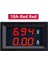Ayak Kanepesı Dijital Voltmetre 0.28 Inç Dc 0-100 V 10A/50A/100A Voltmetre Ampermetre Mavi + Kırmızı LED Amp Çift Dijital Volt Metre Ölçer Elektromobile Motosiklet Araba (Yurt Dışından) 1