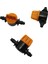 Mini Vana 4/7 mm Hortum Bahçe Sulama Dikenli Su Akış Kontrol Vanası Tarım Araçları Damla Sulama Parçaları 10 Adet (Yurt Dışından) 5