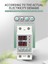 Din Raylı Çift Ekran Ayarlanabilir Aşırı Gerilim Akım ve Düşük Gerilim Koruyucu Cihaz Koruyucu Röle 220V 230V (Yurt Dışından) 5