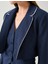 Crop Blazer Ceket Biye Detaylı 5