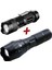 Drop Shipper Promosyon Seti! LED El Feneri T6 Taktik Flaş Işığı + Q5 Mini Torch Lanterna Zumlanabilir Su Geçirmez El Feneri Bisiklet (Yurt Dışından) 1