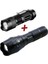 Drop Shipper Promosyon Seti! LED El Feneri T6 Taktik Flaş Işığı + Q5 Mini Torch Lanterna Zumlanabilir Su Geçirmez El Feneri Bisiklet (Yurt Dışından) 2
