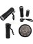 Mini Alüminyum Uv Ultra Vıolet 9 LED El Işığı Siyah Işık Torch Işık Lambası (Yurt Dışından) 5