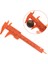 0-80MM Plastik Mini Cep Çift Ölçekli Cetvel Sürmeli Kumpas Ölçme Aracı (Yurt Dışından) 2