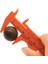 0-80MM Plastik Mini Cep Çift Ölçekli Cetvel Sürmeli Kumpas Ölçme Aracı (Yurt Dışından) 5