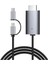 Mikro USB Tip C - HDMI Uyumlu Kablo Av Adaptör Kablosu 1080P (Yurt Dışından) 1