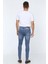 Digital Jeans Dar Kesim Slim Fit Erkek Açık Mavi Kot Pantolon 3