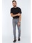 Digital Jeans Dar Kesim Slim Fit Erkek Açık Gri Kot Pantolon 1