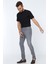 Digital Jeans Dar Kesim Slim Fit Erkek Açık Gri Kot Pantolon 5